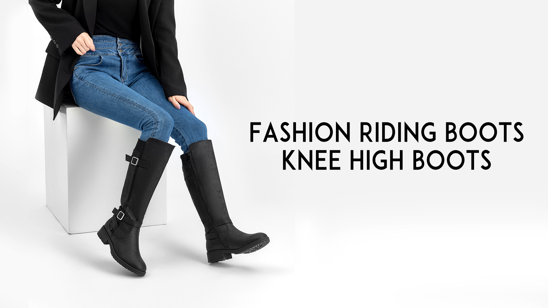 Amazon.com | ALLOT Women's Knee High Boots Stretchy Fashion